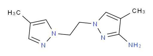 4-methyl-1-[2-(4-methyl-1H-pyrazol-1-yl)ethyl]-1H-pyrazol-3-amine
