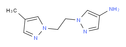 1-[2-(4-methyl-1H-pyrazol-1-yl)ethyl]-1H-pyrazol-4-amine