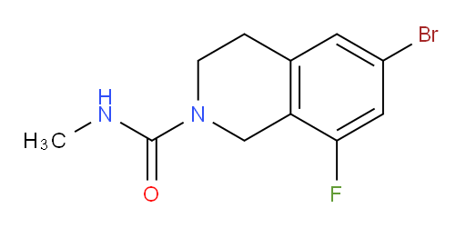 6-bromo-8-fluoro-N-methyl-3,4-dihydroisoquinoline-2(1H)-carboxamide