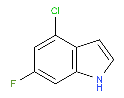 1H-Indole, 4-chloro-6-fluoro-