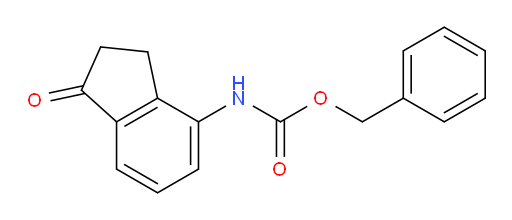 benzyl (1-oxo-2,3-dihydro-1H-inden-4-yl)carbamate