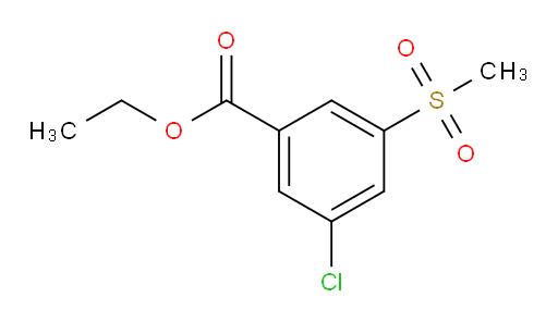 ethyl 3-chloro-5-(methylsulfonyl)benzoate