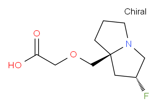 2-(((2R,7aS)-2-fluorohexahydro-1H-pyrrolizin-7a-yl)methoxy)acetic acid