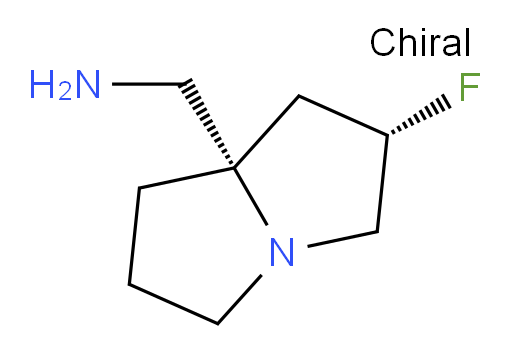 ((2S,7aS)-2-fluorohexahydro-1H-pyrrolizin-7a-yl)methanamine