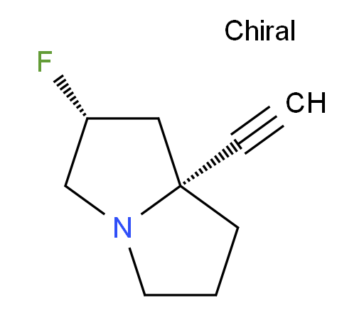 (2R,7aR)-7a-ethynyl-2-fluorohexahydro-1H-pyrrolizine