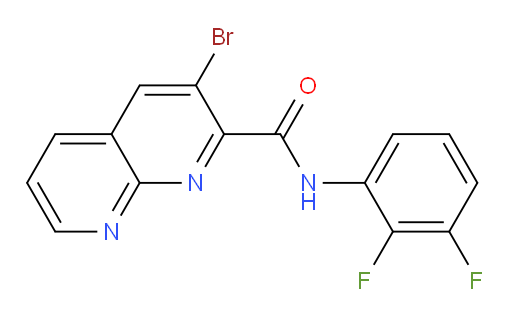 3-bromo-N-(2,3-difluorophenyl)-1,8-naphthyridine-2-carboxamide