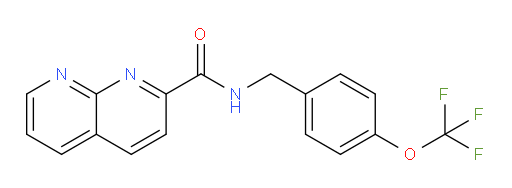 N-(4-(trifluoromethoxy)benzyl)-1,8-naphthyridine-2-carboxamide