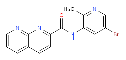 N-(5-bromo-2-methylpyridin-3-yl)-1,8-naphthyridine-2-carboxamide