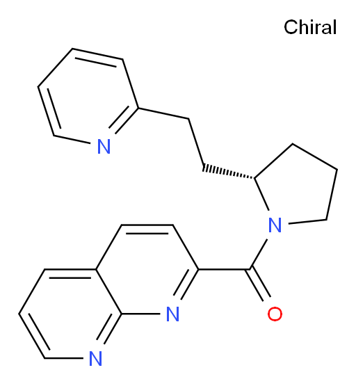 (S)-(1,8-naphthyridin-2-yl)(2-(2-(pyridin-2-yl)ethyl)pyrrolidin-1-yl)methanone
