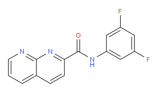 N-(3,5-difluorophenyl)-1,8-naphthyridine-2-carboxamide