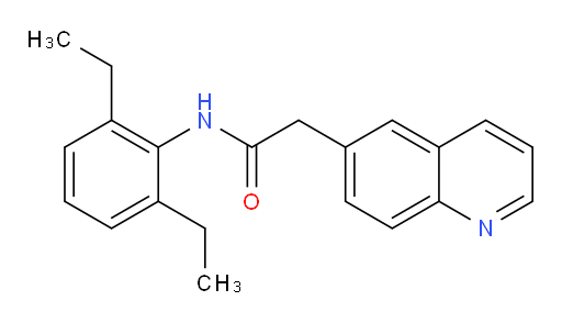 N-(2,6-diethylphenyl)-2-(quinolin-6-yl)acetamide