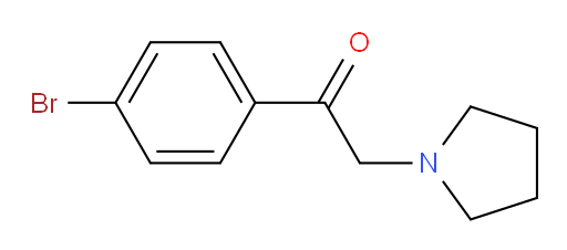 1-(4-bromophenyl)-2-(1-pyrrolidinyl)ethanone