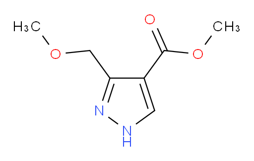 3-Methoxymethyl-1H-pyrazole-4-carboxylic acid methyl ester