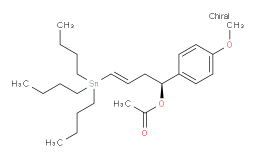 (S,E)-1-(4-methoxyphenyl)-4-(tributylstannyl)but-3-en-1-yl acetate