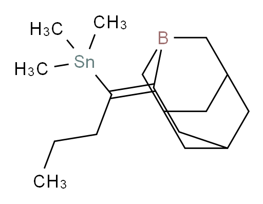 (E)-(1-(3-boratricyclo[4.3.1.13,8]undecan-4-ylidene)butyl)trimethylstannane