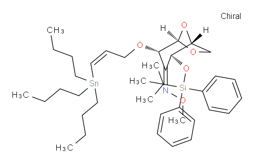 (1R,2S,4S,5R,Z)-2-((叔丁基二苯基sil氧基))-4-(((Z)-3-(三丁基锡基)烯丙氧基))-6,8-二氧杂双环[3.2.1]辛-3-酮 O-甲基 肟