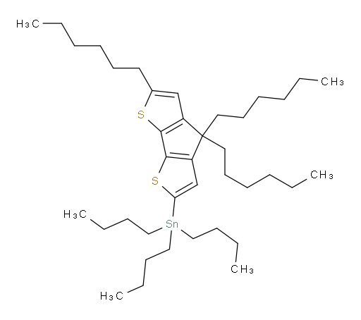 tributyl(4,4,6-trihexyl-4H-cyclopenta[1,2-b:5,4-b']dithiophen-2-yl)stannane
