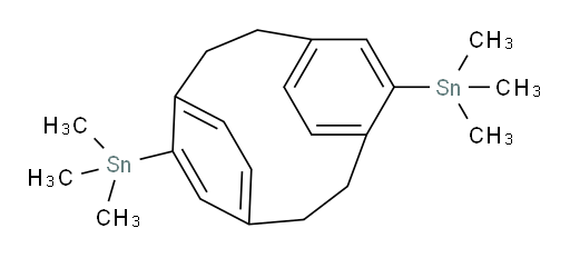 Stannane, tricyclo[8.2.2.24,7]hexadeca-1(12),4,6,10,13,15-hexaene-5,11-diylbis[trimethyl-, stereoisomer