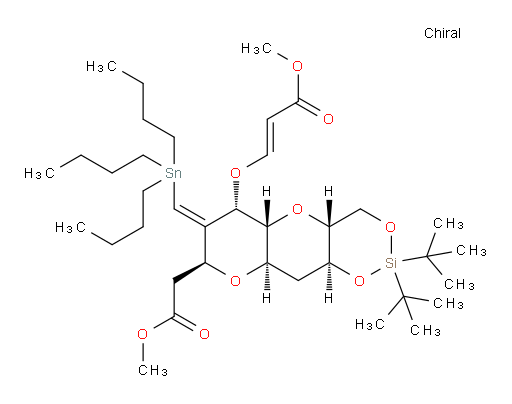 (E)-methyl 3-(((4aR,5aR,6S,8S,9aR,10aS,Z)-2,2-di-tert-butyl-8-(2-methoxy-2-oxoethyl)-7-((tributylstannyl)methylene)octahydro-4H-pyrano[2',3':5,6]pyrano[3,2-d][1,3,2]dioxasilin-6-yl)oxy)acrylate