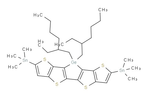 9,9-Bis(2-ethylhexyl)-2,7-bis(trimethylstannyl)-9H-dithieno[2,3-d:2′,3′-d′]germolo[3,2-b:4,5-b′]dithiophene