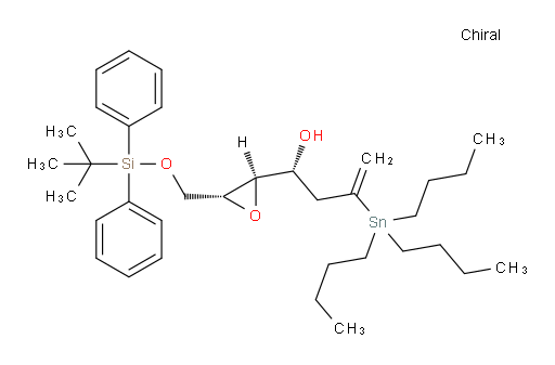 (R)-1-((2R,3R)-3-(((tert-butyldiphenylsilyl)oxy)methyl)oxiran-2-yl)-3-(tributylstannyl)but-3-en-1-ol