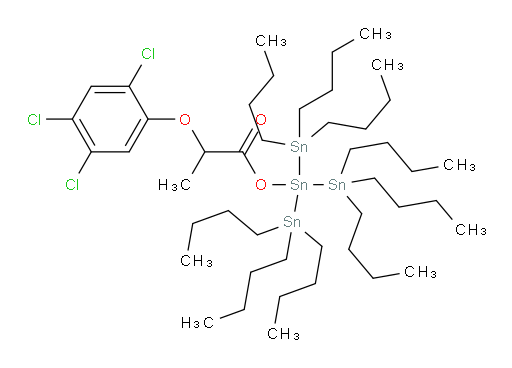 1,1,1,3,3,3-hexabutyl-2-(tributylstannyl)tristannan-2-yl 2-(2,4,5-trichlorophenoxy)propanoate