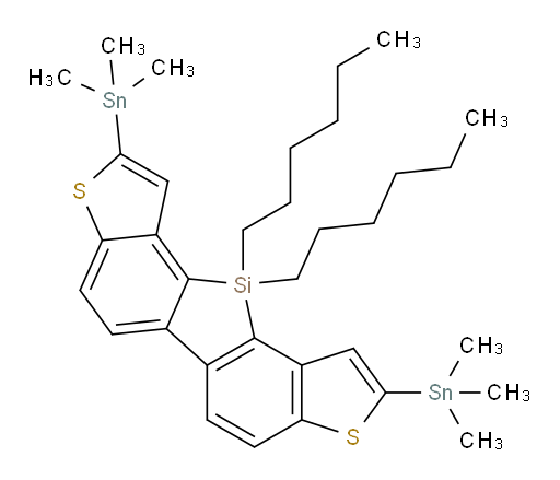 11,11-Dihexyl-2,9-bis(trimethylstannyl)-11H-silolo[2,3-e:5,4-e′]bis[1]benzothiophene