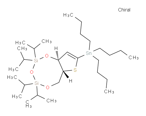 (6aR,9aS)-2,2,4,4-tetraisopropyl-8-(tributylstannyl)-6a,9a-dihydro-6H-thieno[3,2-f][1,3,5,2,4]trioxadisilocine