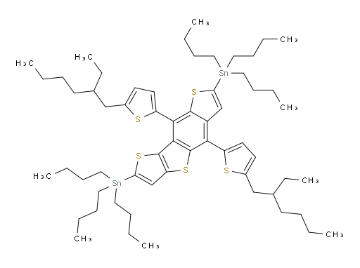 1,1′-[5,9-Bis[5-(2-ethylhexyl)-2-thienyl]dithieno[3,2-b:2′,3′-f][1]benzothiophene-2,7-diyl]bis[1,1,1-tributylstannane]