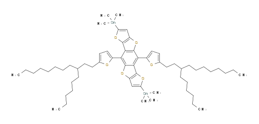 Stannane, 1,1′-[5,10-bis[5-(3-hexylundecyl)-2-thienyl]dithieno[2,3-d:2′,3′-d′]benzo[1,2-b:4,5-b′]dithiophene-2,7-diyl]bis[1,1,1-trimethyl-