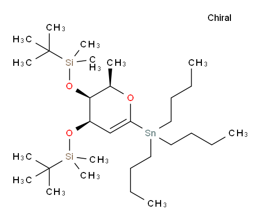(((2R,3S,4R)-2-methyl-6-(tributylstannyl)-3,4-dihydro-2H-pyran-3,4-diyl)bis(oxy))bis(tert-butyldimethylsilane)