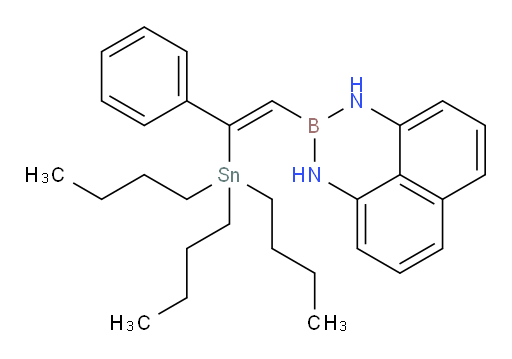 (Z)-2-(2-phenyl-2-(tributylstannyl)vinyl)-2,3-dihydro-1H-naphtho[1,8-de][1,3,2]diazaborinine