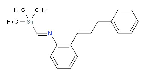 (E)-2-((E)-3-phenylprop-1-en-1-yl)-N-((trimethylstannyl)methylene)aniline