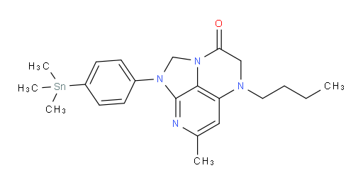 5-butyl-7-methyl-1-(4-(trimethylstannyl)phenyl)-4,5-dihydro-1H-1,2a,5,8-tetraazaacenaphthylen-3(2H)-one