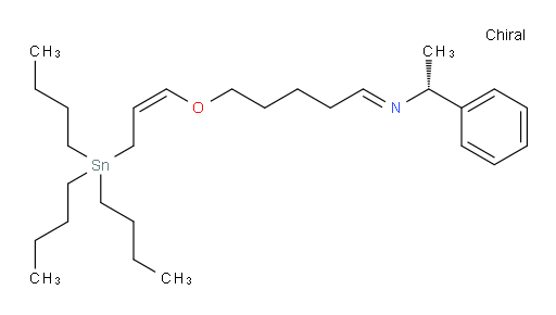 (R,E)-1-苯基-N-(5-(((Z)-3-(三丁基锡基)丙烯-1-基)氧基)戊亚基)乙胺