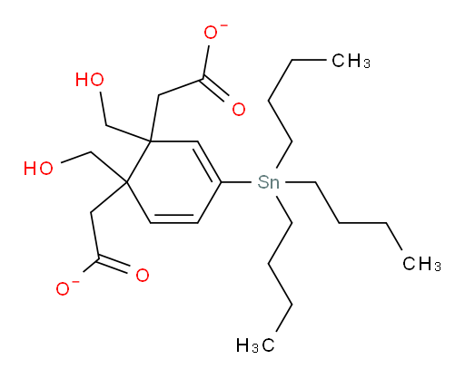 2,2'-(1,2-双(羟甲基)-4-(三丁基锡基)环己-3,5-二烯-1,2-二基)二乙酸酯