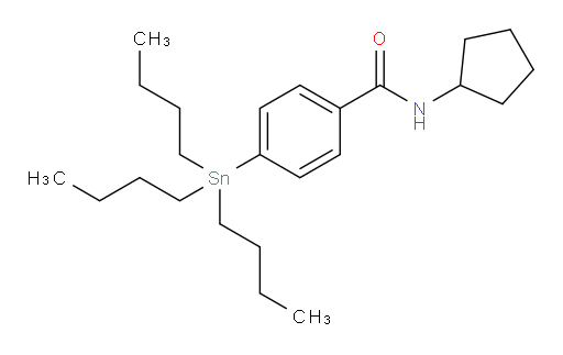 N-环戊基-4-(三丁基锡基)苯甲酰胺