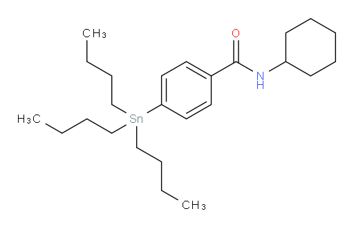 N-环己基-4-(三丁基锡基)苯甲酰胺