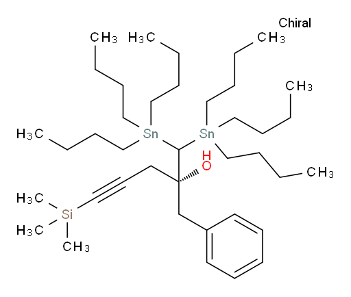(R)-2-苄基-1,1-双(三丁基锡基)-5-(三甲基硅基)戊-4-炔-2-醇