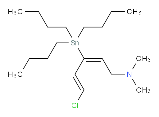 (2E,4E)-5-氯-N,N-二甲基-3-(三丁基锡基)戊-2,4-二烯-1-胺