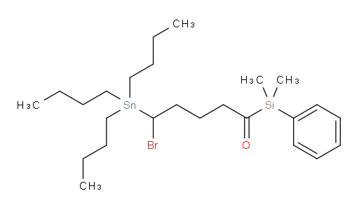 5-溴-1-(二甲基(苯基)硅烷基)-5-(三丁基锡基)戊-1-酮