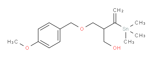 2-(((4-methoxybenzyl)oxy)methyl)-3-(trimethylstannyl)but-3-en-1-ol