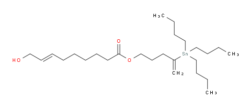 (E)-4-(三丁基锡基)戊-4-烯-1-基 9-羟基壬-7-烯酸酯