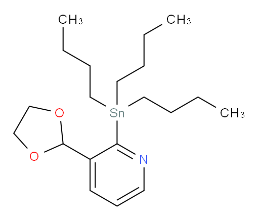 3-(1,3-二氧杂环戊烷-2-基)-2-(三丁基锡基)吡啶
