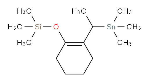trimethyl((2-(1-(trimethylstannyl)ethyl)cyclohex-1-en-1-yl)oxy)silane