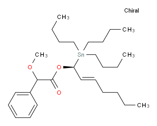 (S,E)-1-(三丁基锡基)庚-2-烯-1-基 2-甲氧基-2-苯基乙酸酯