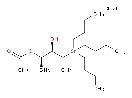 (2R,3R)-3-hydroxy-4-(tributylstannyl)pent-4-en-2-yl acetate