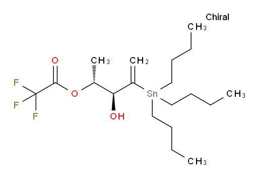 (2R,3S)-3-羟基-4-(三丁基锡基)戊-4-烯-2-基 2,2,2-三氟乙酸酯