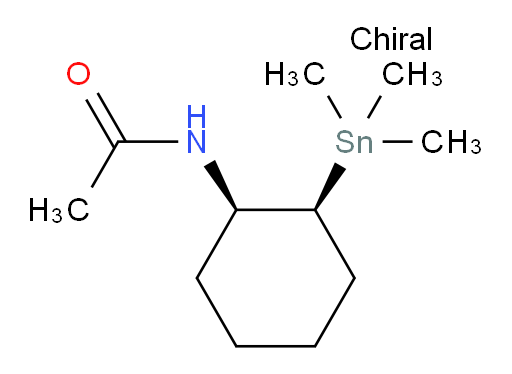 N-((1R,2S)-2-(三甲基锡基)环己基)乙酰胺
