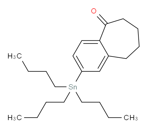 2-(三丁基锡基)-6,7,8,9-四氢-5H-苯并[7]轮烯-5-酮